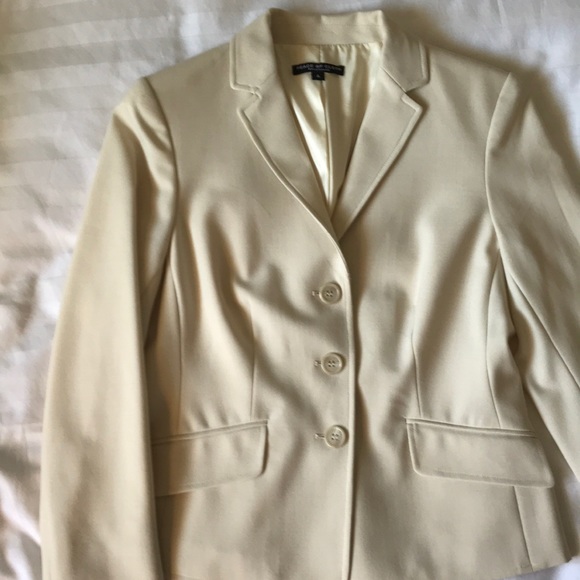 Peace of Cloth American made lined cream blazer NWOT - Picture 1 of 5